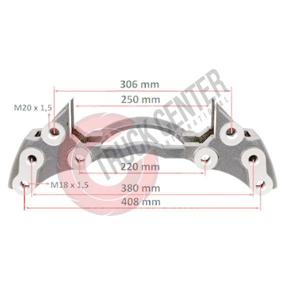 TCM.225.790 Caliper Carrier - Brake parts, Truck parts