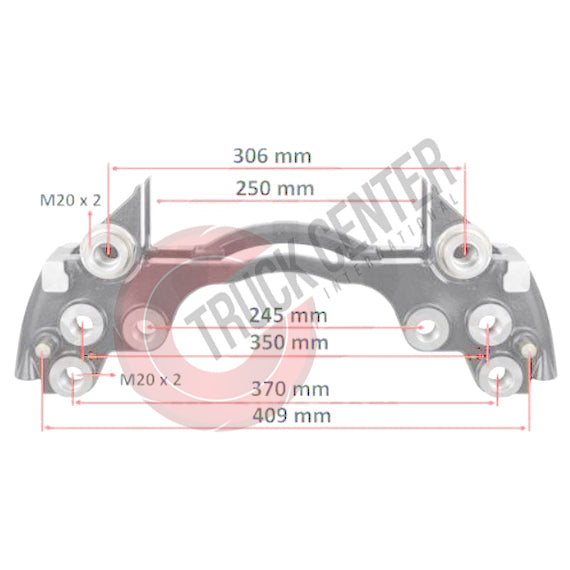 TCM.225.795 Caliper Carrier - Brake parts, Truck parts